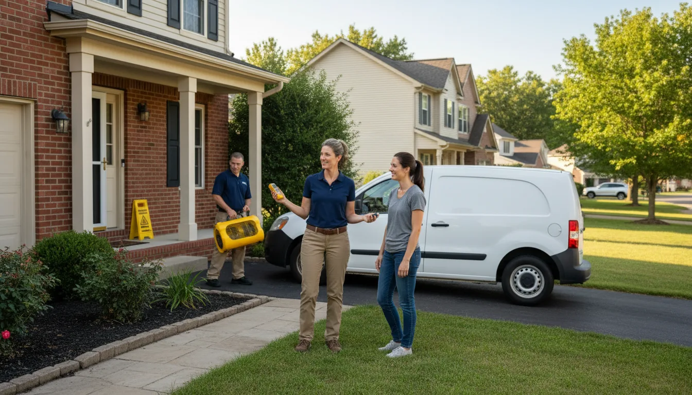 Residential water damage restoration in Wyalusing, PA